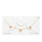 Moroccan Shape Gold Dipped Necklace