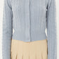 Buttoned Cable Knit Cardigan Long Sleeve Sweater