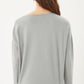 A V-neckline Drawstring Ruched Top