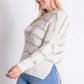 Plus Sweater With Stripe Detail