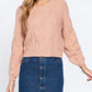 Buttoned Stretch Denim Mini Skirt