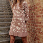 A Leopard-print Knit Mini Skirt