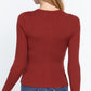 Long Slv Crew Neck Basic Cardigan