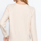 Sequins French Terry Pullover Top