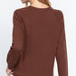 Sequins French Terry Pullover Top