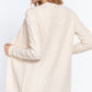 Long Slv Open Front Sweater Cardigan