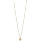 Metal Chain Hexagon Leopard Pendant Long Necklace