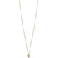 Metal Chain Hexagon Leopard Pendant Long Necklace