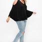 Solid Top Featuring Kimono Style Sleeves