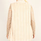 Plus Size Faux Fur Vest Jacket With Open Front, Hi-lo Hem, And Pockets