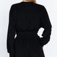 Elasticized Hem Terry Towelling Top