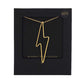 14k Gold Dipped Lightning Bolt Charm Necklace