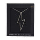 14k Gold Dipped Lightning Bolt Charm Necklace