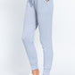 Waist Band Long Sweatpants With Pockets