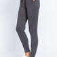 Waist Band Long Sweatpants With Pockets