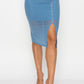Studded Stone Cami Top & Slit Mini Skirts Set