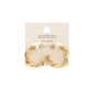 Sodajo Twist Hoop Earring