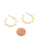 Sodajo Ball Edge Hoop Earring