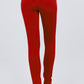 5-pockets Shape Skinny Ponte Mid-rise Pants