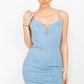 Studded Stone Cami Denim Dress