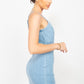 Studded Stone Cami Denim Dress