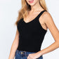 Sleeveless V-neck Sweater Top