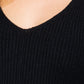 Sleeveless V-neck Sweater Top