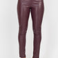 Button-detailed Skinny Pants