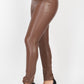Button-detailed Skinny Pants