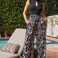 Woven Print Fashion Pants