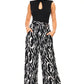 Woven Print Fashion Pants