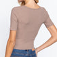 Elbow Slv Rib Knit Cardigan