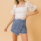 A Cropped Lace Top