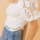 A Cropped Lace Top