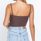 Twisted Cami Bodysuit W/bra Cup