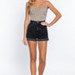 Twisted Cami Bodysuit W/bra Cup