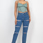 Bustier Sleeveless Ribbed Top