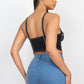 Bustier Sleeveless Ribbed Top