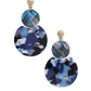Acetate Round Dangle Earring
