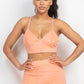 Terry Towel Bralette Top & Mini Shorts Set