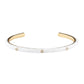 Color Metal Rhinestone Cuff Bracelet