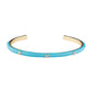 Color Metal Rhinestone Cuff Bracelet