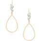 Metal Teardrop Dangle Earring
