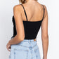 Ruched Side Shirring Cami Top