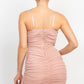 Hook & Eye Ruched Cami Mini Dress