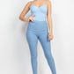 Sweetheart Side Cutouts Bodysuit