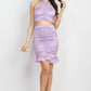 Halter Neck Crop Top & Skirts Set