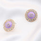 Double Circle Round Metal Earring