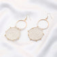 Double Circle Thread Beaded Earring