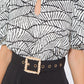 Woven Print Top Fashion Romper